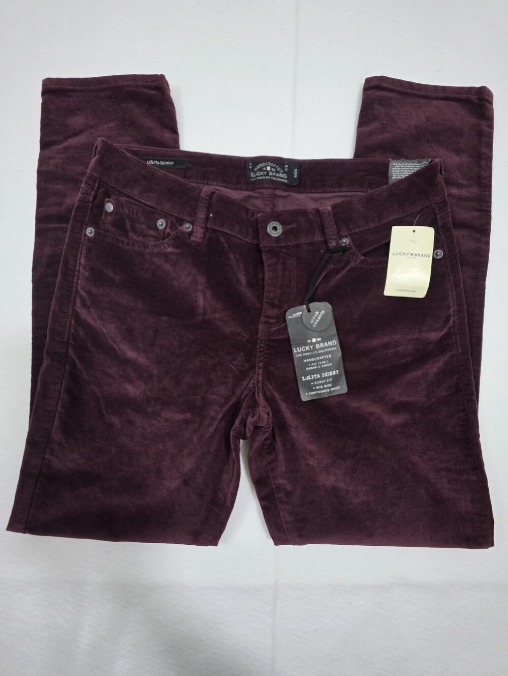 Lucky Brand Lolita Skinny Corduroy Pants 8 - Picture 5 of 14